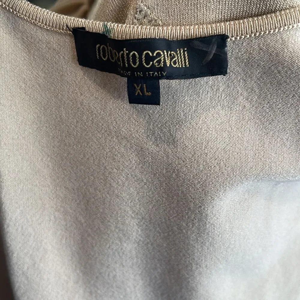 Roberto Cavalli 2003 cream tan bustier top - Picture 5 of 6